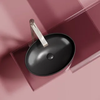 Раковина Ceramica Nova Element CN6056MB 50см чёрный матовый